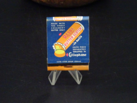 Vintage USA matchbook 'Reed's Butterscotch'
