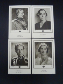 Postcard collection Belgian Royalty
