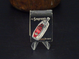 Vintage USA matchbook 'Seagram's '