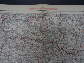 German map 1915 - Paris Ost