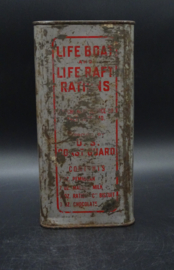 US Life Boat Life Raft rations tin 1945 (2)