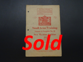 Small Arms Training manual Sten 1942
