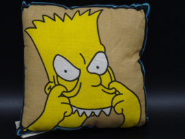The Simpsons 1997 small cushion Bart beige