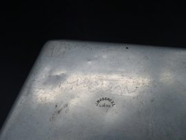 Belgian Biscuit Tin with name WW2