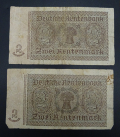4 ww2 era banknotes
