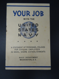 Your job with the United States Navy booklet 1943