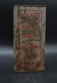 US Life Boat Life Raft rations tin 1945 (2)