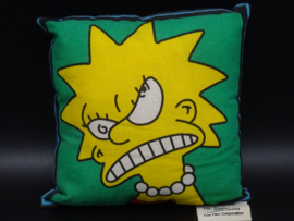 The Simpsons 1997 small cushion Lisa green