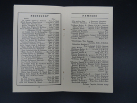 US Military Naval Club - Register of Members 1942