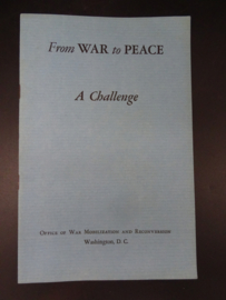 From war to peace - A Challenge booklet 1945