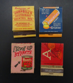 16 American matchbooks
