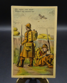 Belgian humoristic postcard 1930's