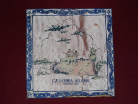 US Army Sweetheart pillow case California, Arizona Maneuver Area