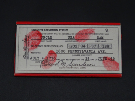 Patriotic rolling papers red - 1970's