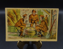 Belgian humoristic postcard 1930's