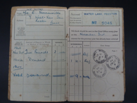 Post Office savings bank book 1943