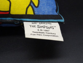 The Simpsons 1997 small cushion Lisa blue