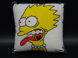 The Simpsons 1997 small cushion Lisa white