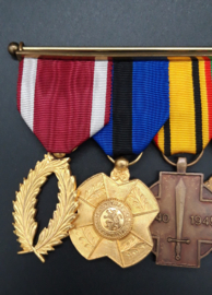 Belgian medal bar ww2 veteran