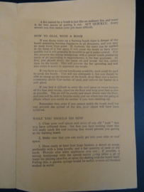 Civil Defence Fire Precautions in War Time 1939