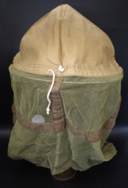 British WW2 mosquito net helmet cover