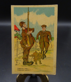 Belgian humoristic postcard 1930's