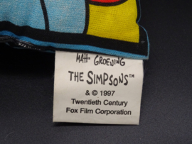 The Simpsons 1997 small cushion Bart red