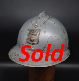 French M26 Adrian helmet Défence Passive WW2