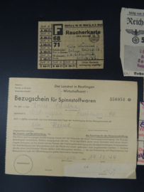Lot with various German coupons WW2 (2)