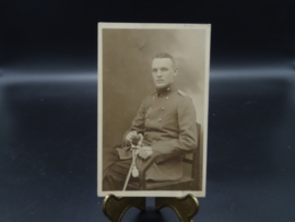 German postcard officer with Iron Cross ribbon (2)