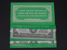 Patriotic rolling papers green - 1970's