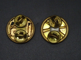 US infantry collar disk set