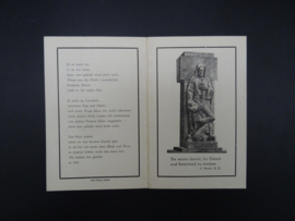 German WW2 death notice Obergefreiter Infanterie Regiment, Belgian East Cantons