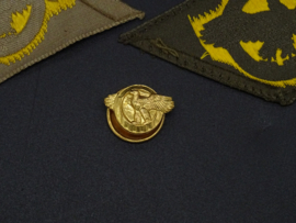 Honorable discharge patches and lapel pin