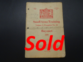 Small Arms Training manual Bayonet