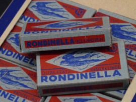 Rondinella Solingen razor blades - 10 packs in shop presentation box