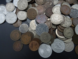 350+ German coins 1870's to 1920's