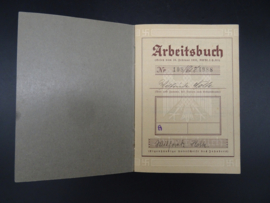 Arbeitsbuch First Type from Arbeitsamt Goslar