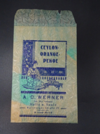 German paper tea bag WW2