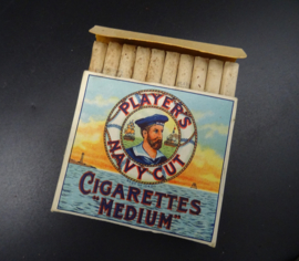 British Players Navy Cut Cigarettes Medium NAAFI Stores WW2