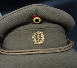 Belgian army medical service visor cap