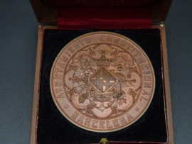 Medal 4th exposition fine arts and industries Barcelona 1898 - Alphonse Van Beurden