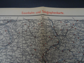 German map WW1 - Paris West