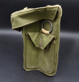 British WW2 MkII Lightweight Gas Mask Bag dated 1943