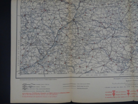 German map WW1 - Paris West