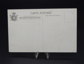 Belgian postcard 'Arrivee au cantonnement'