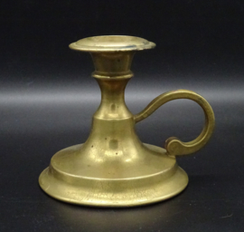 Brass candle holder with handle