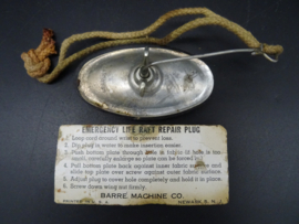 US Emergency Life Raft repair plug