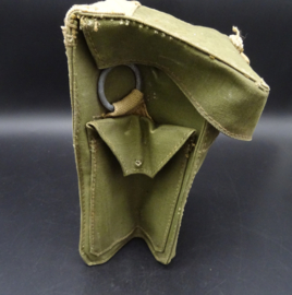 British WW2 MkII Lightweight Gas Mask Bag dated 1943