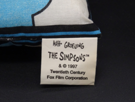 The Simpsons 1997 small cushion Maggie white